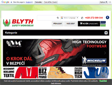 Tablet Screenshot of blyth.cz